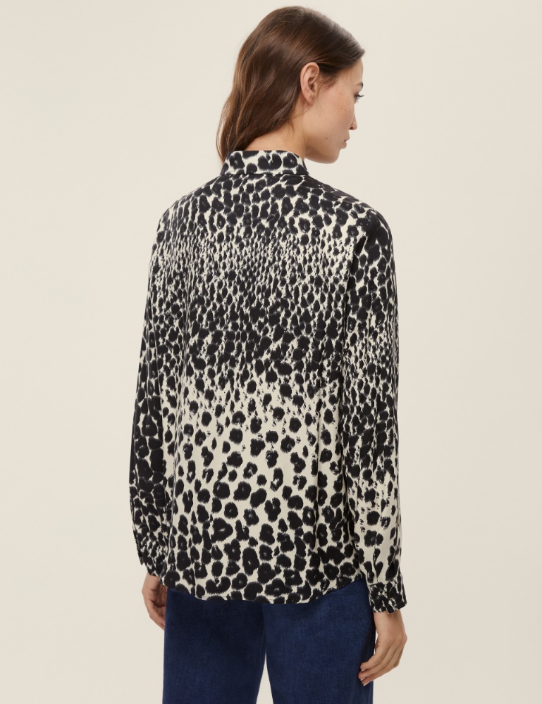 Printed twill shirt - Emme - 3
