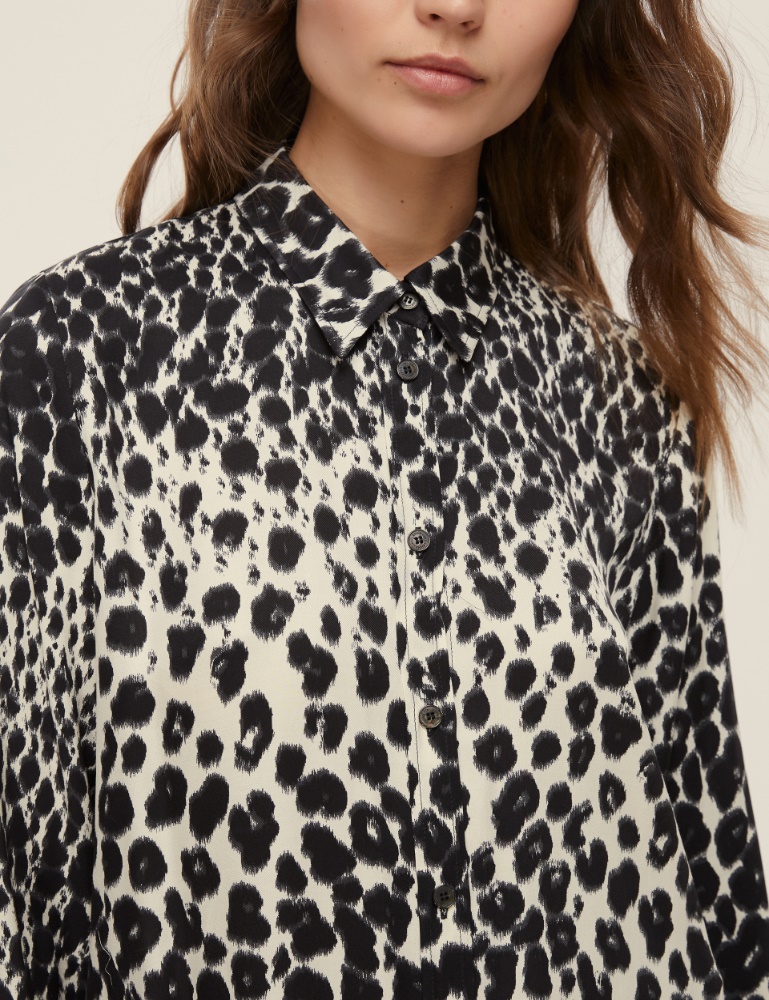 Printed twill shirt - Emme - 4