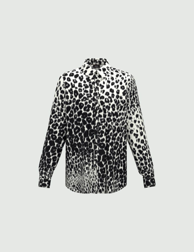 Printed twill shirt - Emme - 5