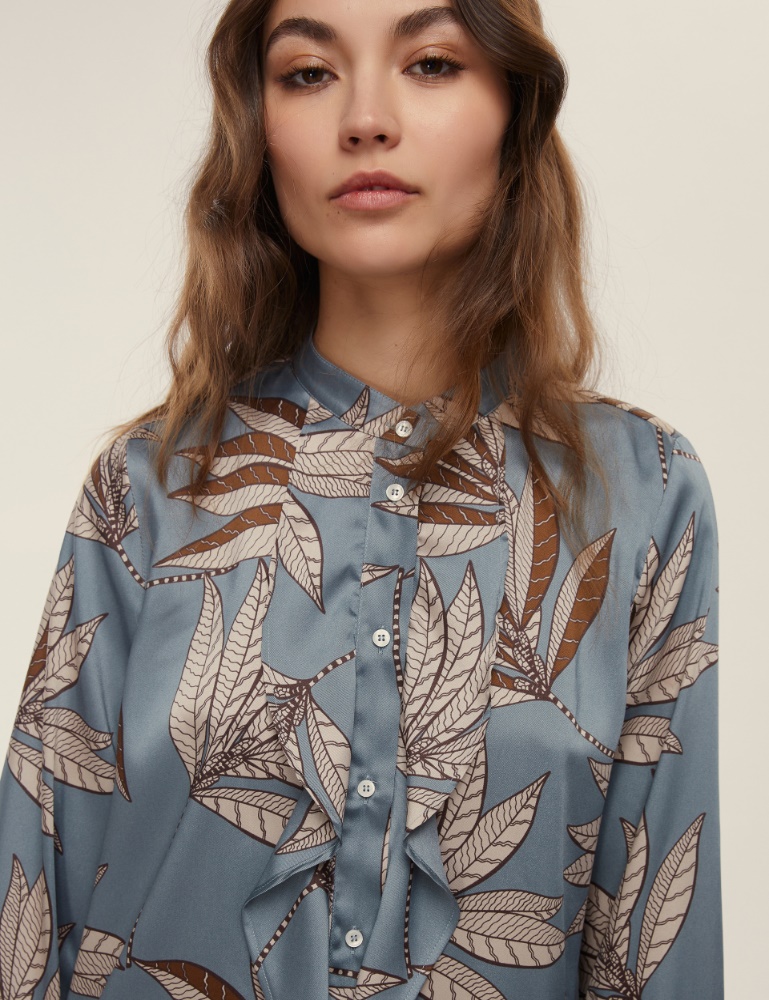 Straight-fit printed shirt - Emme - 4