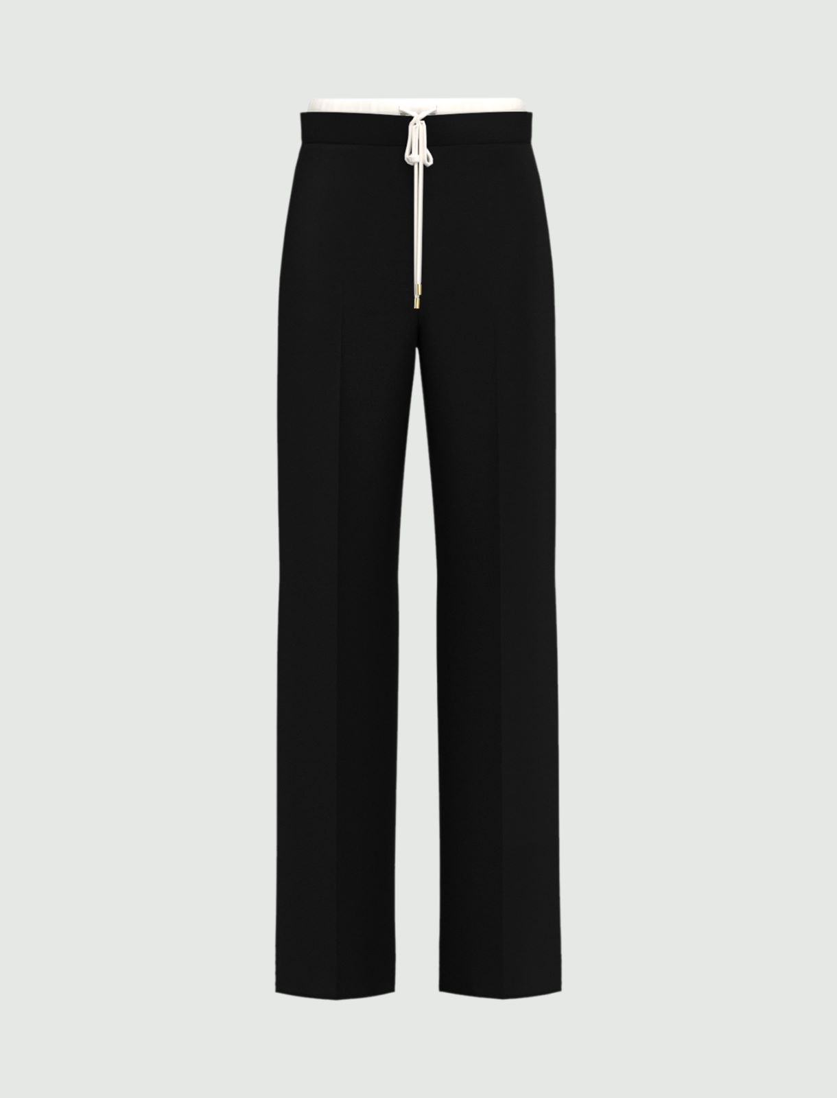 Pantalón de doble cinturón - NEGRO - Emme - 5