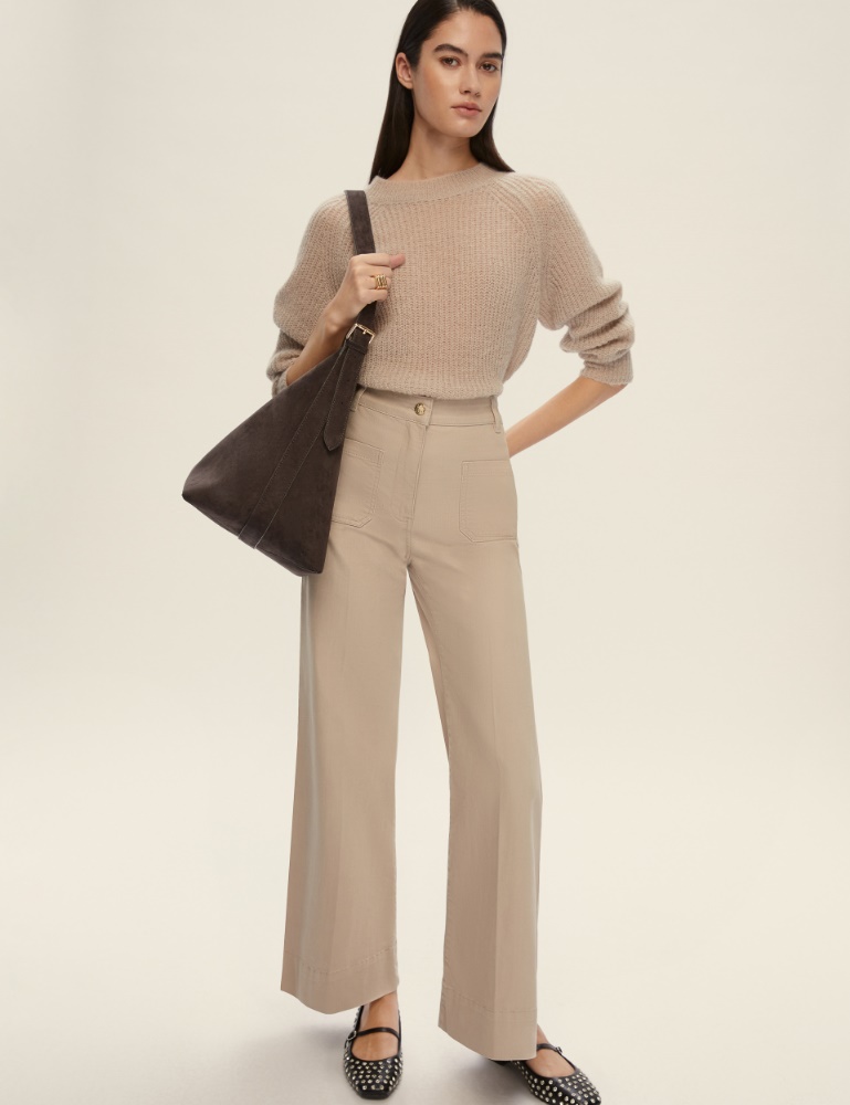 Pantalón slim acampanado - Emme