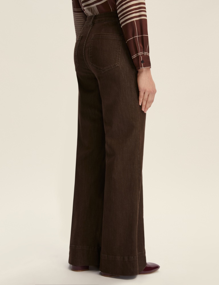 Pantalón slim acampanado - Emme - 3