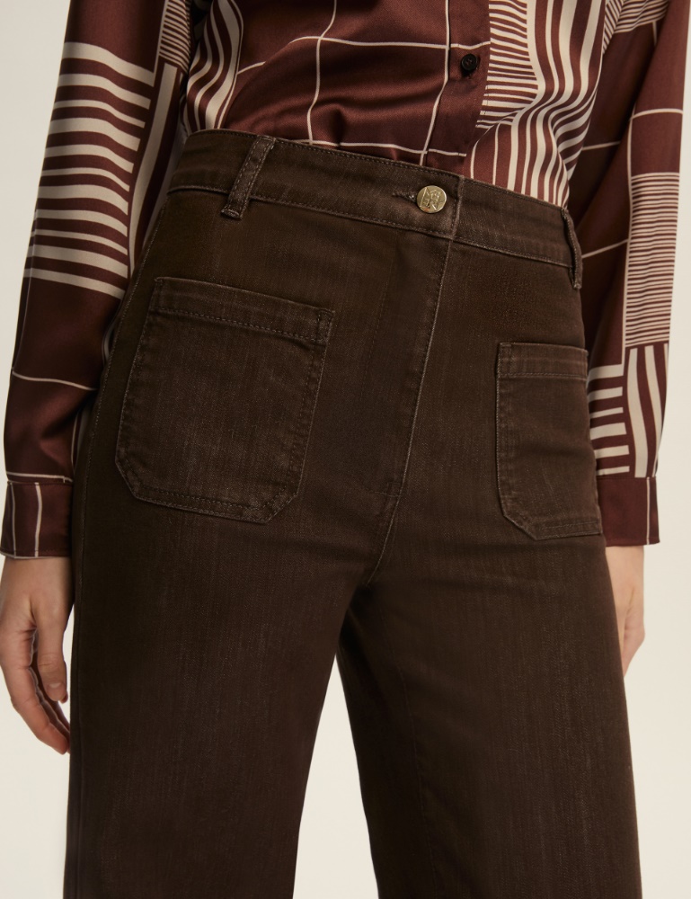 Pantalón slim acampanado - Emme - 4