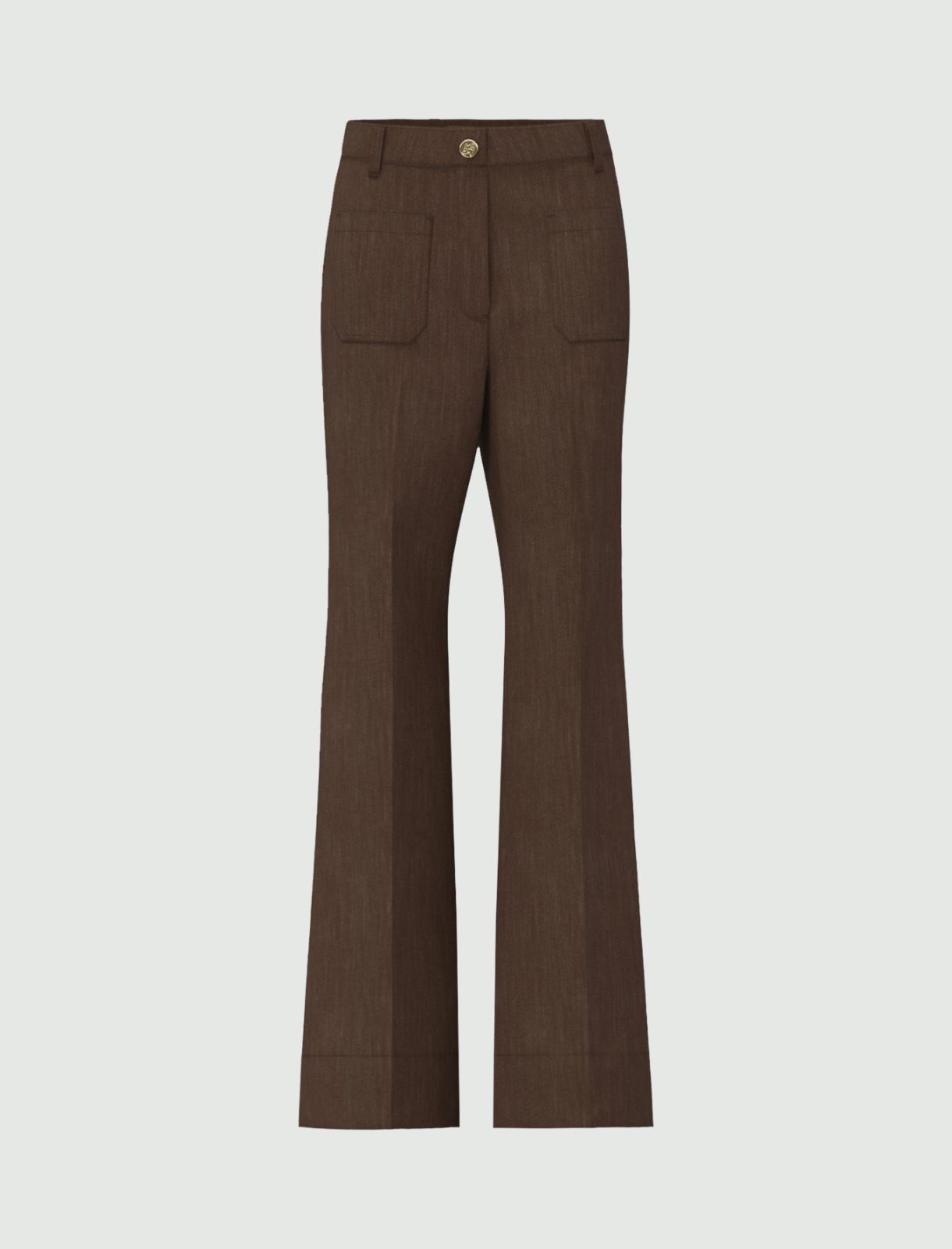 Pantalone slim flare - TESTA DI MORO - Emme - 5