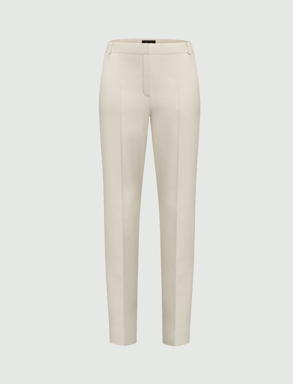 Stretch chino trousers - WOOL WHITE - Emme - 5
