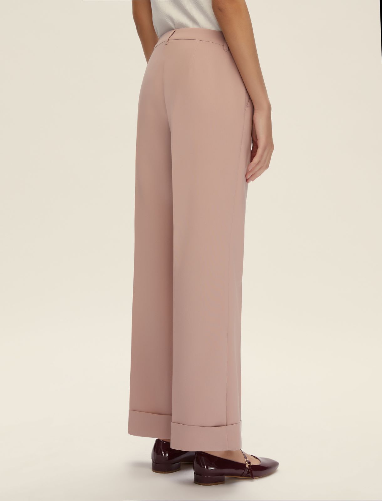 Pantalón elástico de corte recto - ROSA - Emme - 2