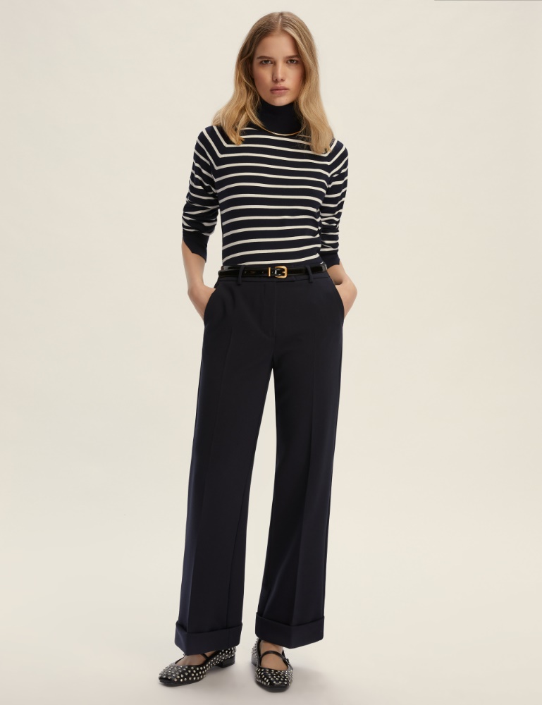 Pantalone dritto stretch - Emme