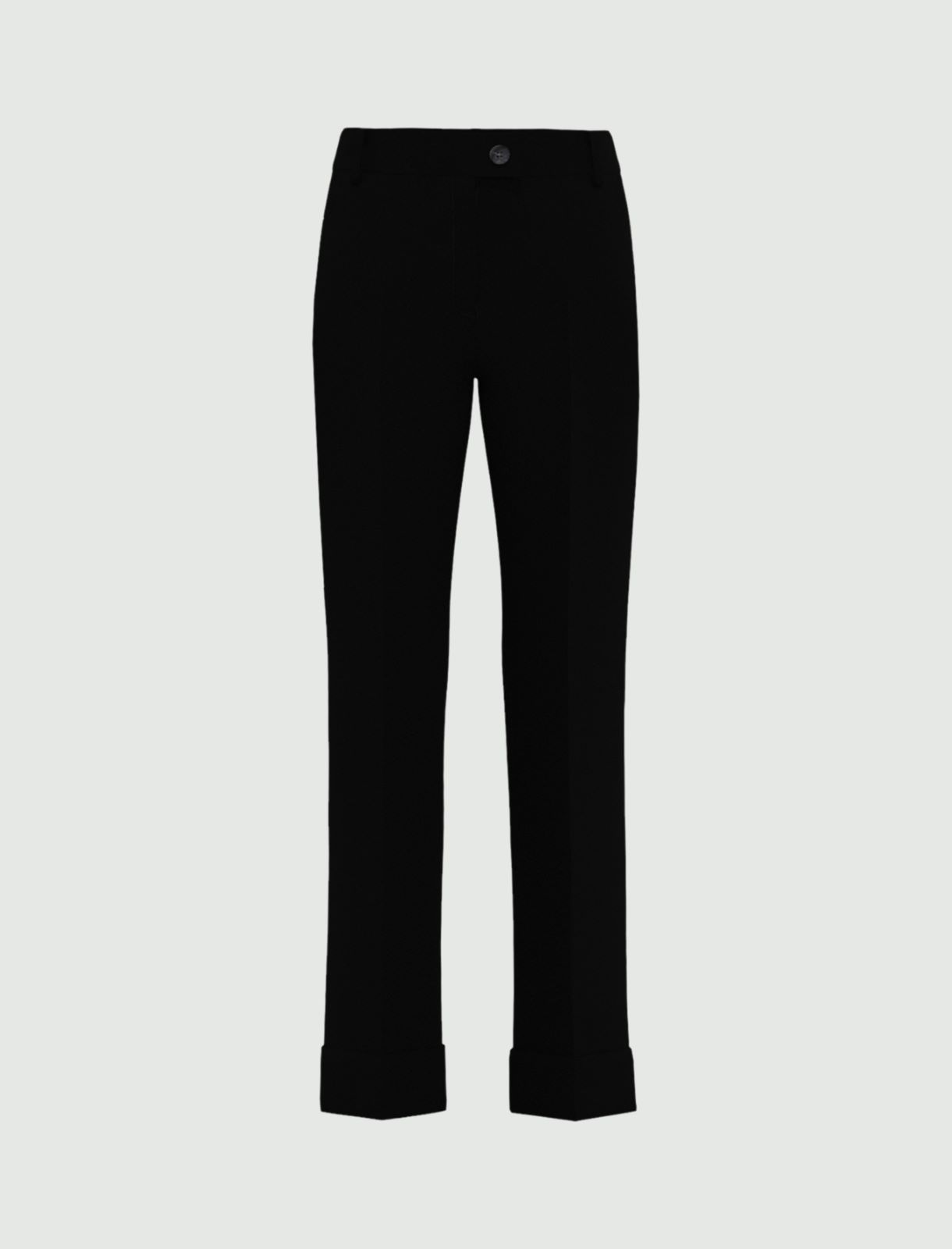 Pantalone dritto stretch - NERO - Emme - 5