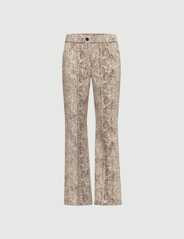 Pantalone dritto in gabardina stretch - Emme - 5