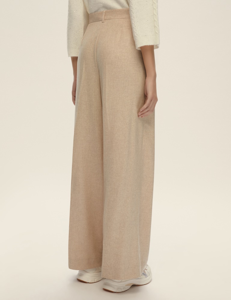 Pantalón de franela de pernera ancha - Emme - 3