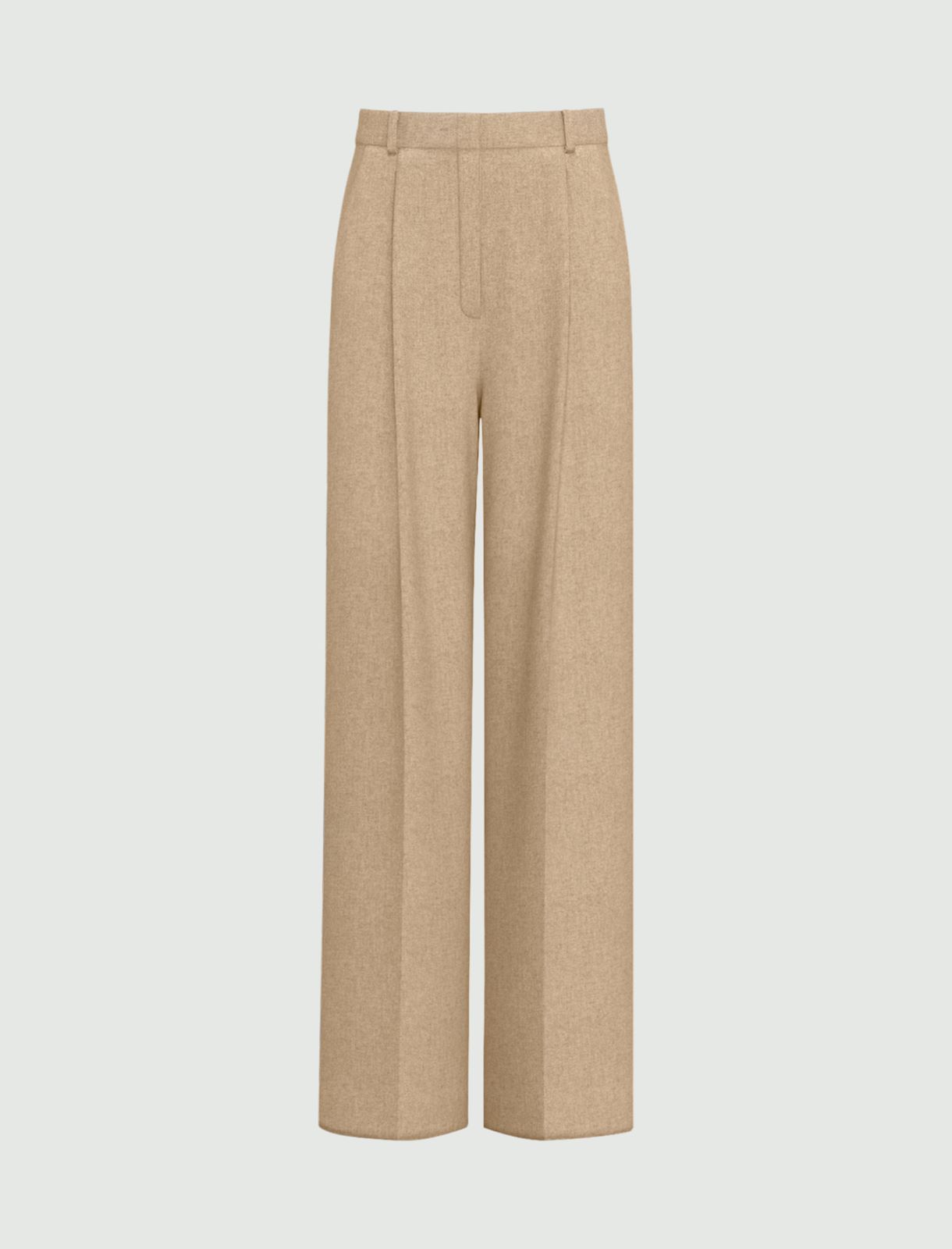 Pantalone ampio in flanella - BIANCO SPORCO - Emme - 5