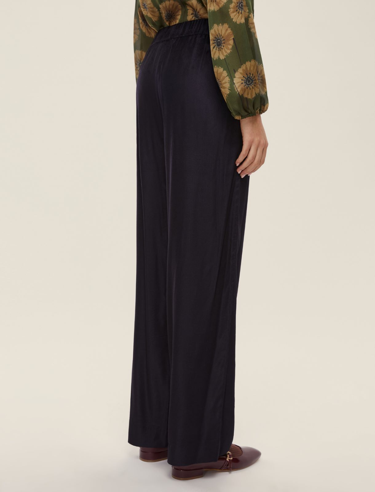 Pantalone in velluto a coste - BLU - Emme - 2