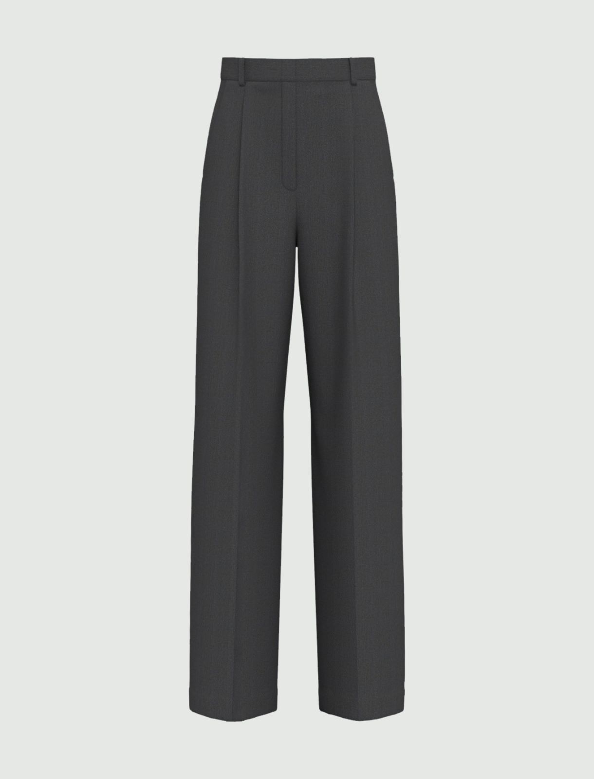 Pantalone ampio in viscosa stretch - GRIGIO - Emme - 5