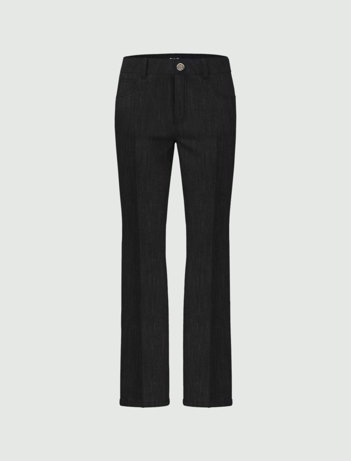 Flared twill trousers - MIDNIGHTBLUE - Emme - 5