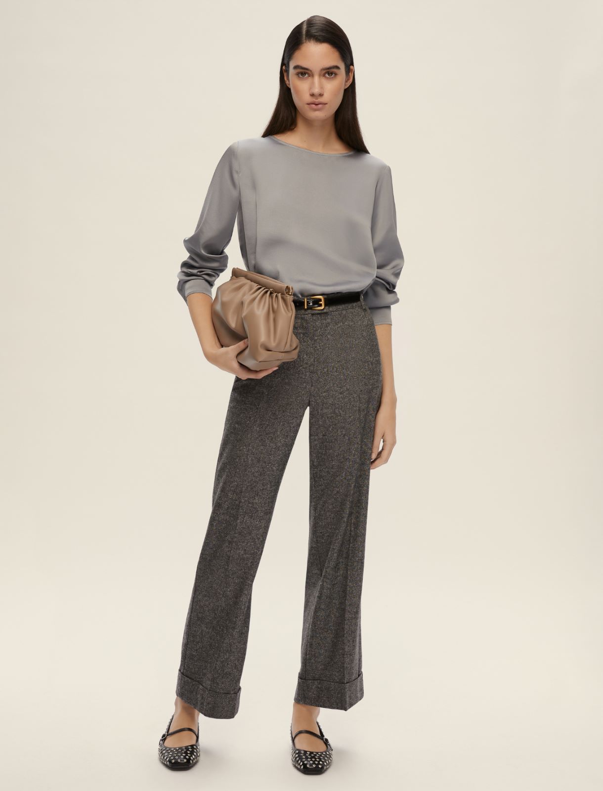 Flannel trousers - SLATE GREY - Emme - 6