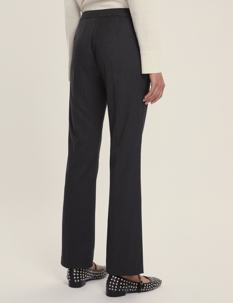 Pantalone dritto in flanella - Emme - 3