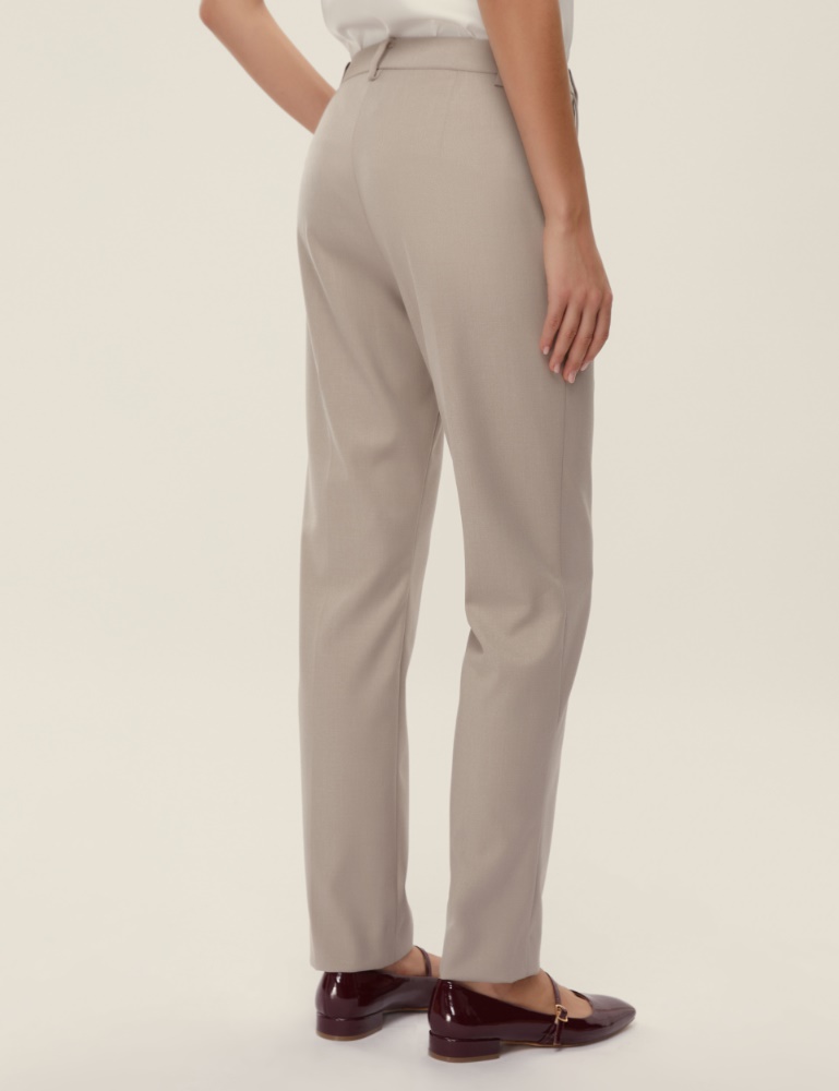 Pantalone slim fit in flanella - Emme - 3