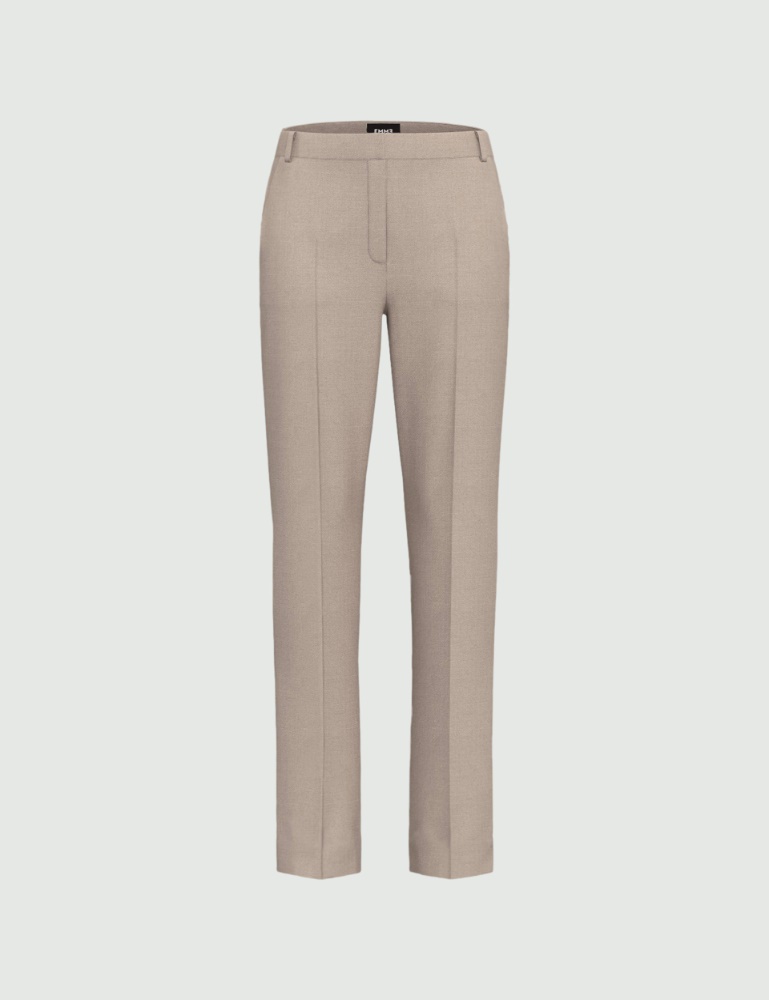 Pantalone slim fit in flanella - Emme - 5