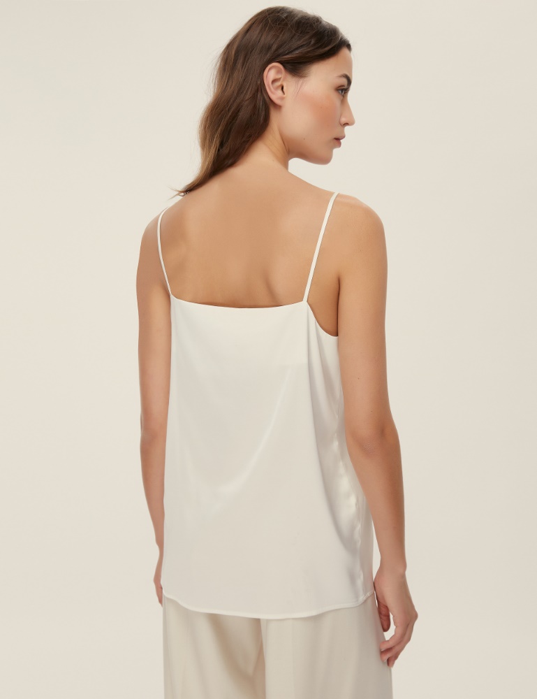 Top sfiancato in raso leggero - Emme - 4