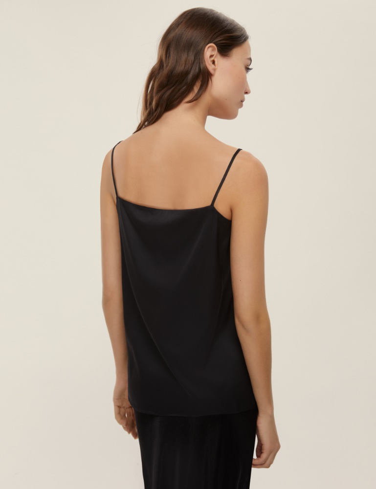 Top sfiancato in raso leggero - Emme - 4