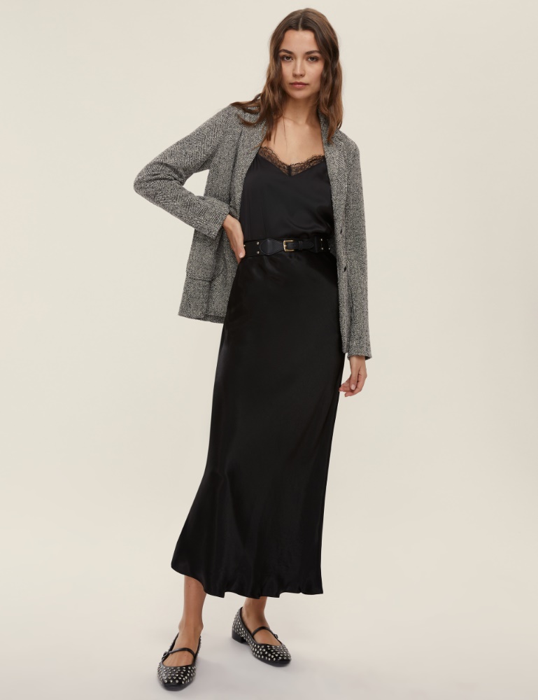 Top sfiancato in raso leggero - Emme - 3