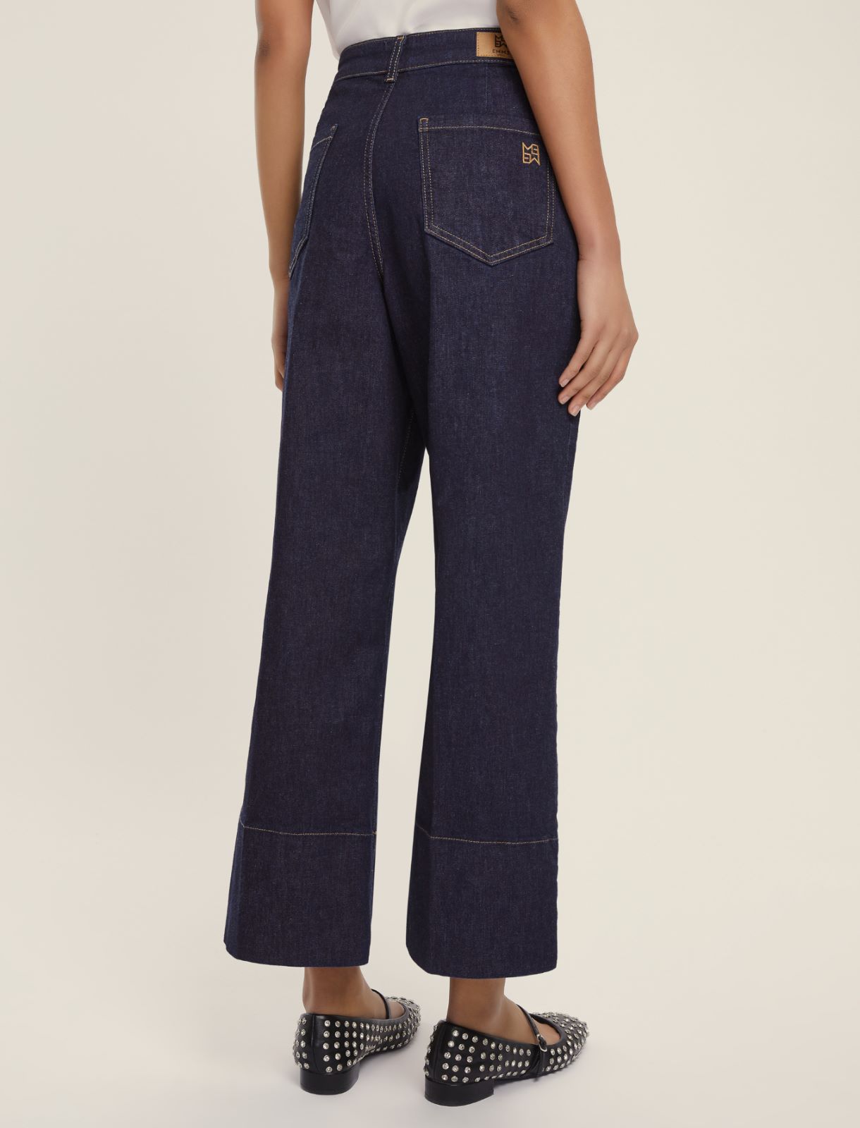 Straight-fit stretch jeans - MIDNIGHTBLUE - Emme - 2