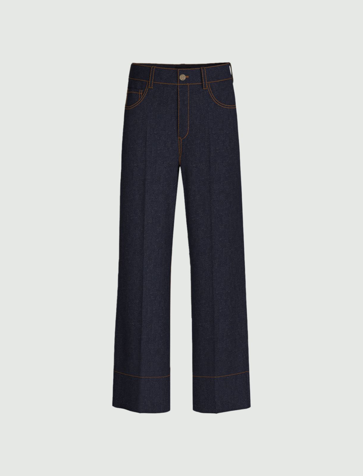 Straight-fit stretch jeans - MIDNIGHTBLUE - Emme - 5