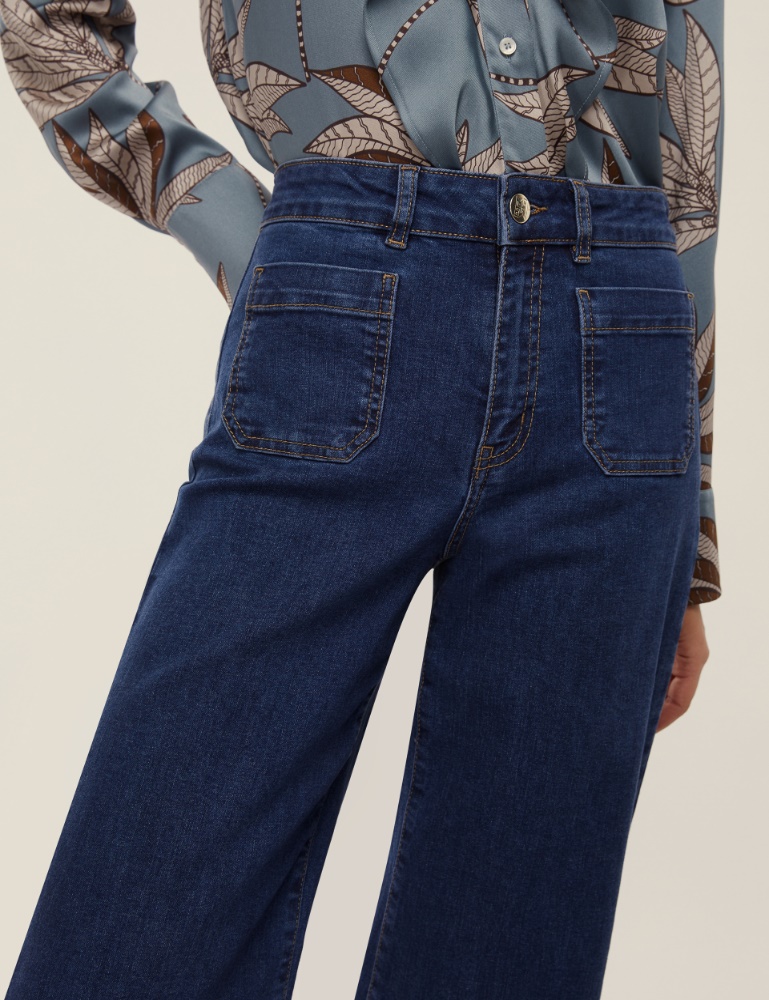 Jeans con tasche applicate - Emme - 2