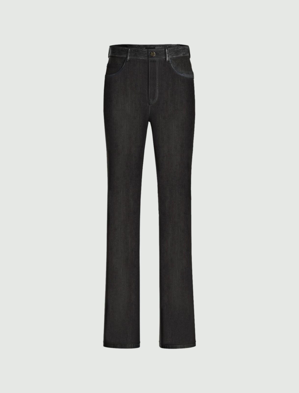 Jeans flare slim fit - NERO - Emme - 5