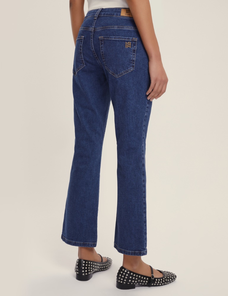 Jeans flare aderente cropped - Emme - 4