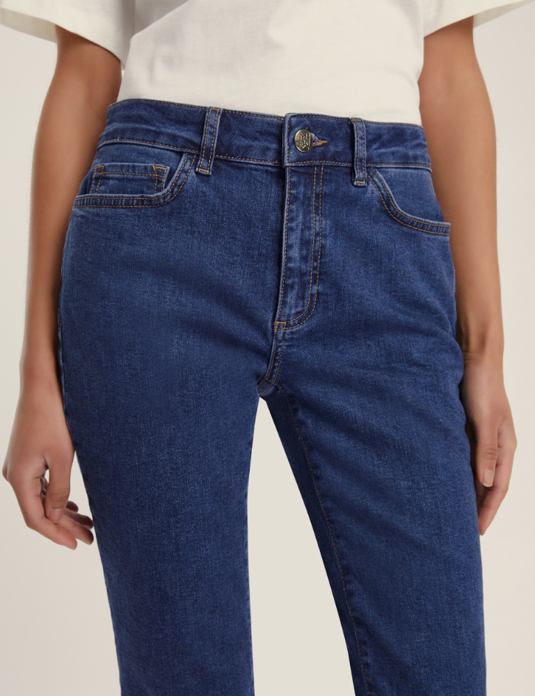Jeans flare aderente cropped - Emme - 2