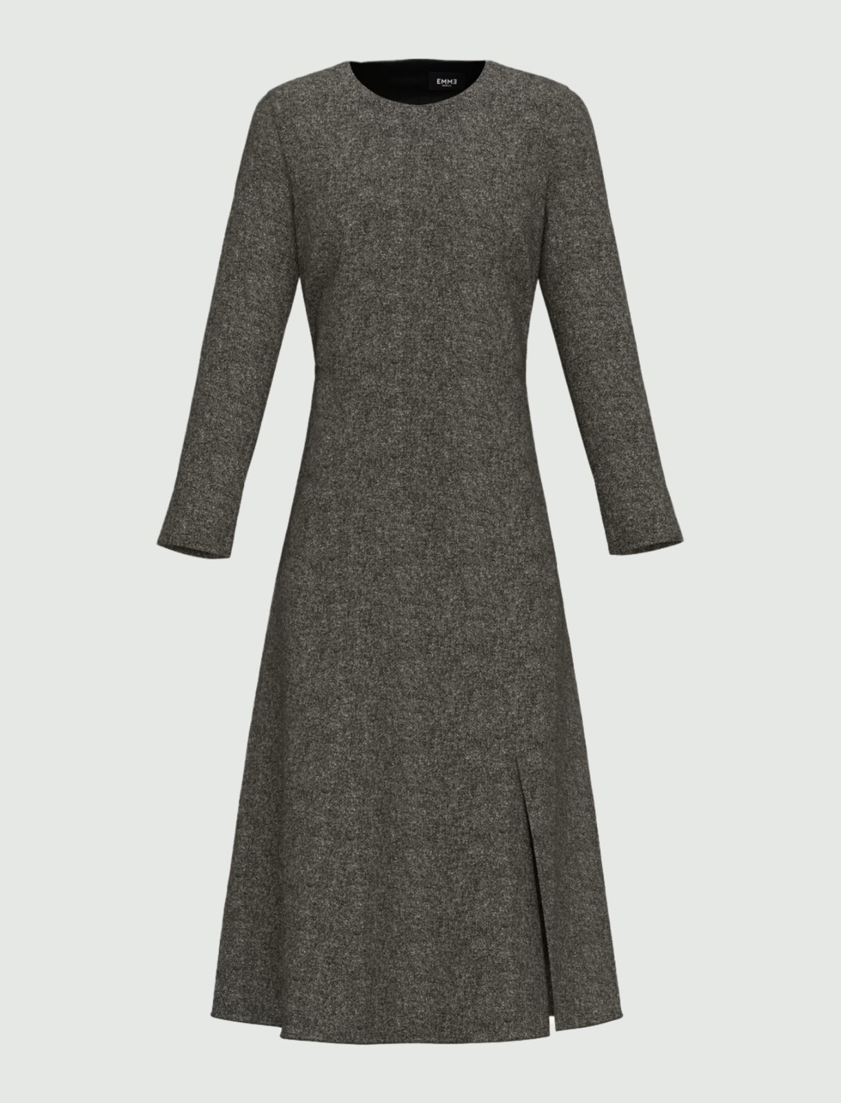 Flannel dress - SLATE GREY - Emme - 5