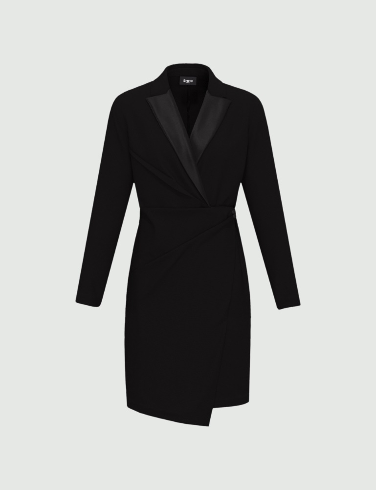 Abito incrociato in tessuto stretch - Emme - 6