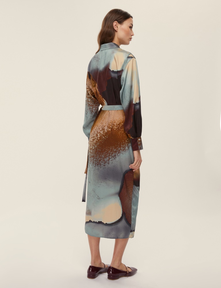 Abito in twill con nodo - Emme - 4