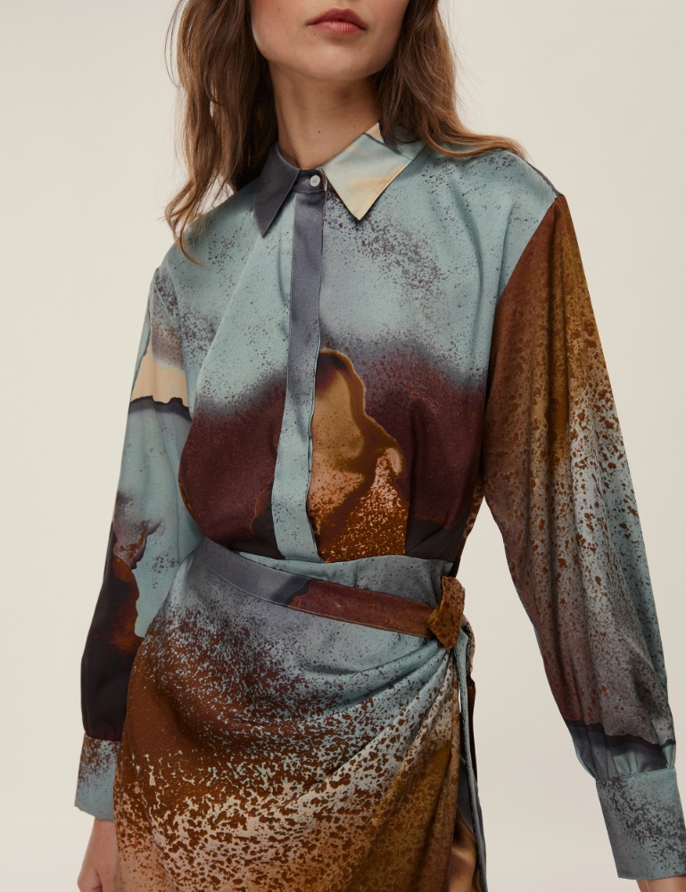 Abito in twill con nodo - Emme - 2