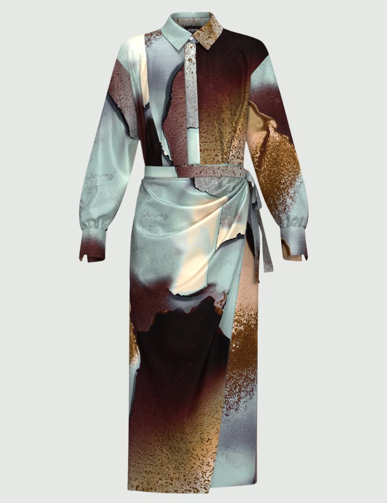 Abito in twill con nodo - Emme - 5