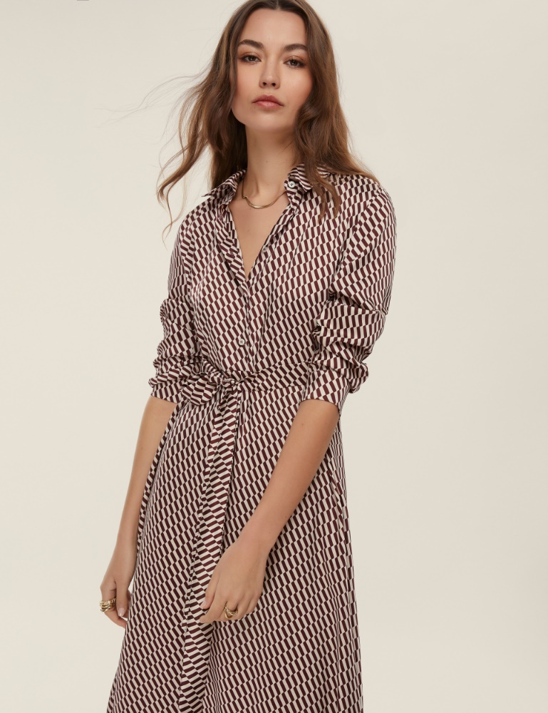 Abito in twill stampato - Emme