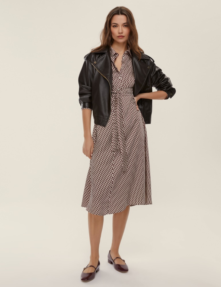 Abito in twill stampato - Emme - 2