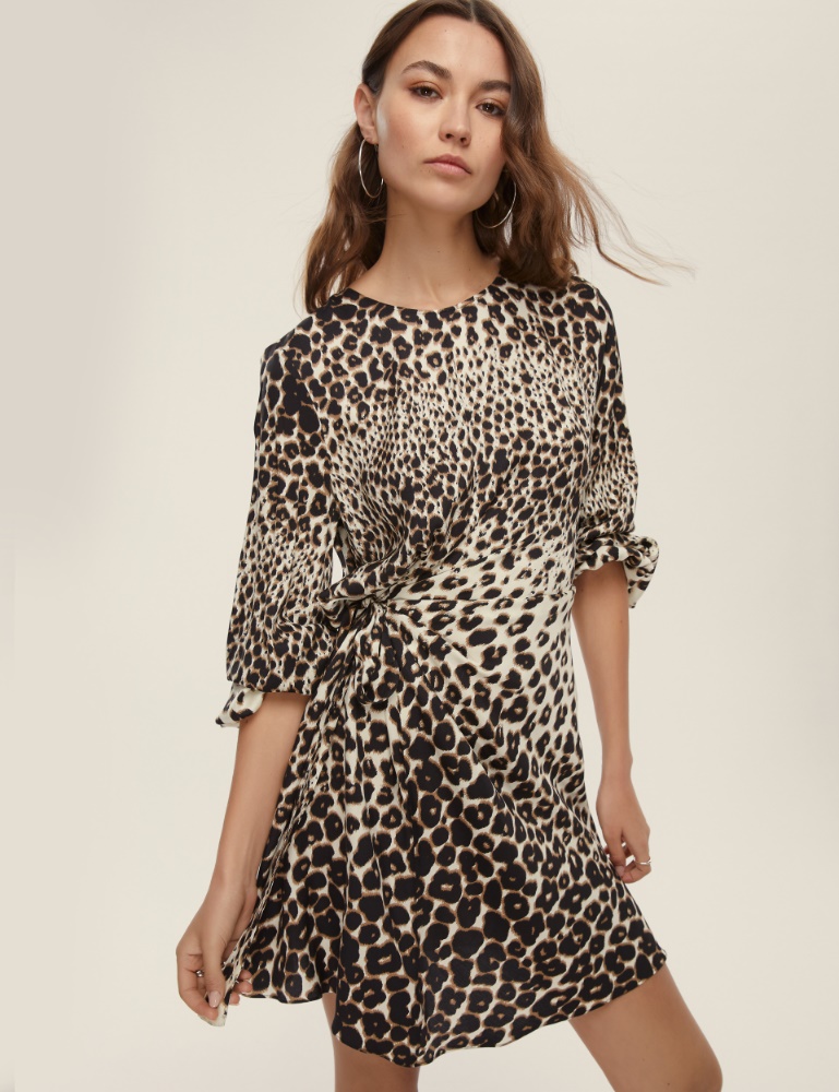 Abito in twill con fusciacca - Emme