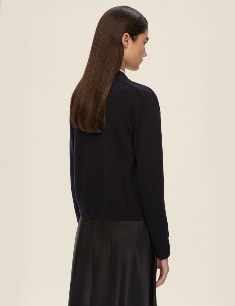 Wool-blend cardigan - Emme - 3