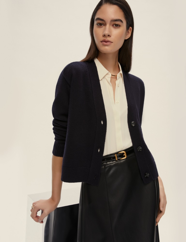Wool-blend cardigan - Emme