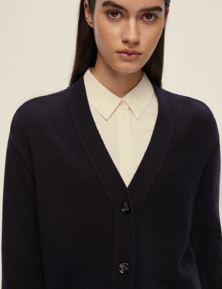 Wool-blend cardigan - Emme - 4