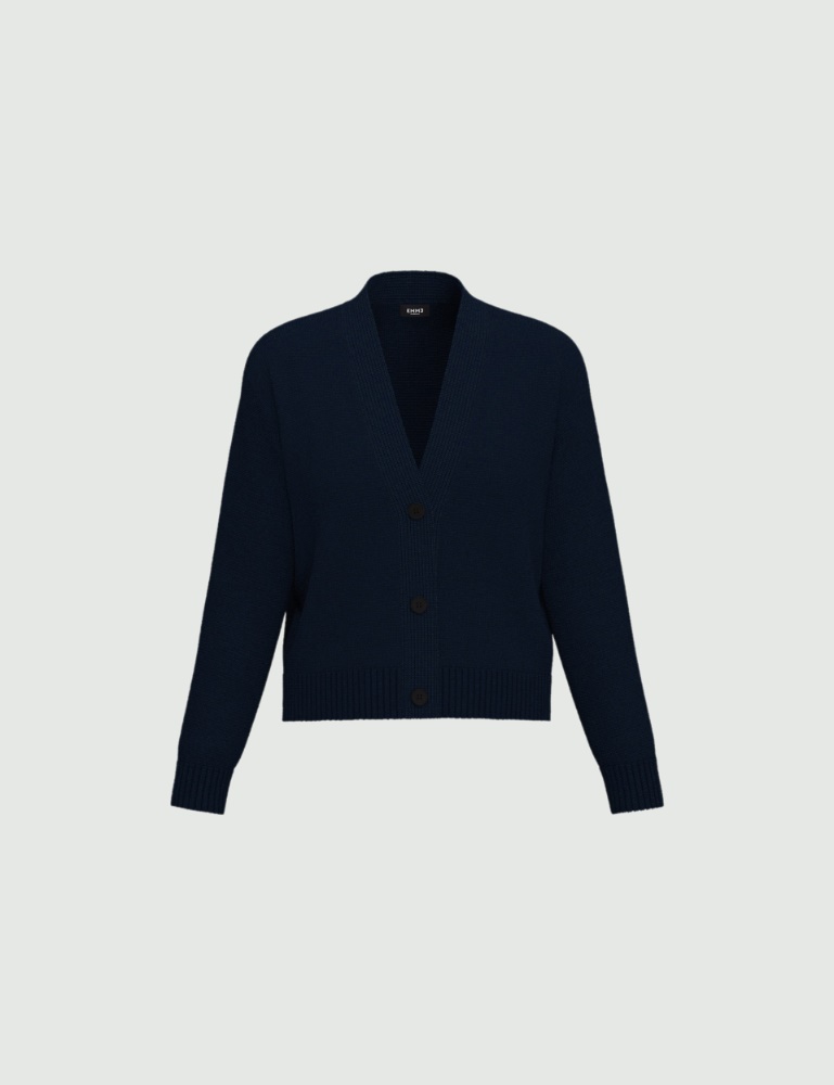 Wool-blend cardigan - Emme - 5