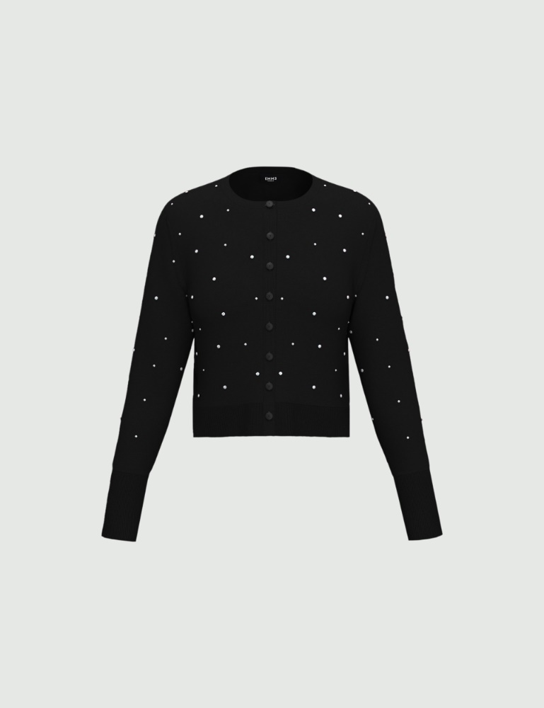 Short stretch viscose cardigan - Emme - 6