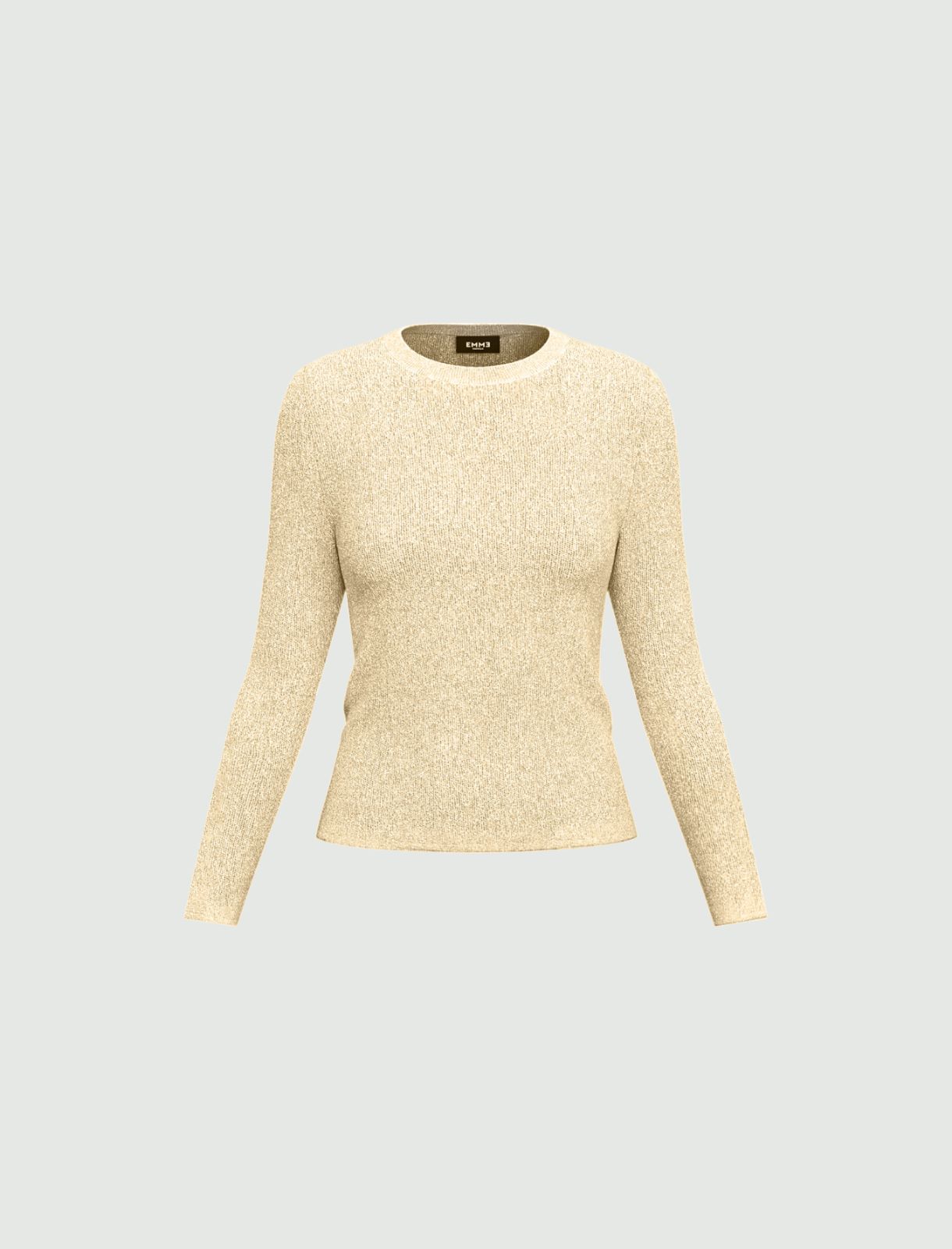 Lurex-adorned slim sweater - TURTLEDOVE - Emme - 6