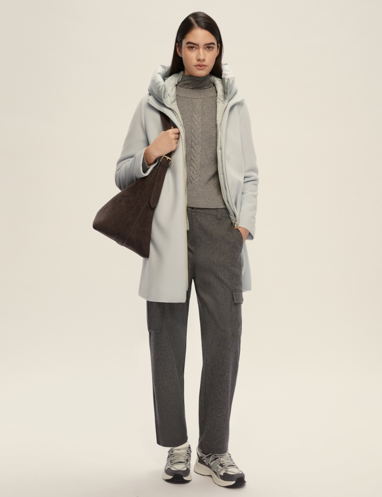 Wool-blend cropped sweater - Emme - 2