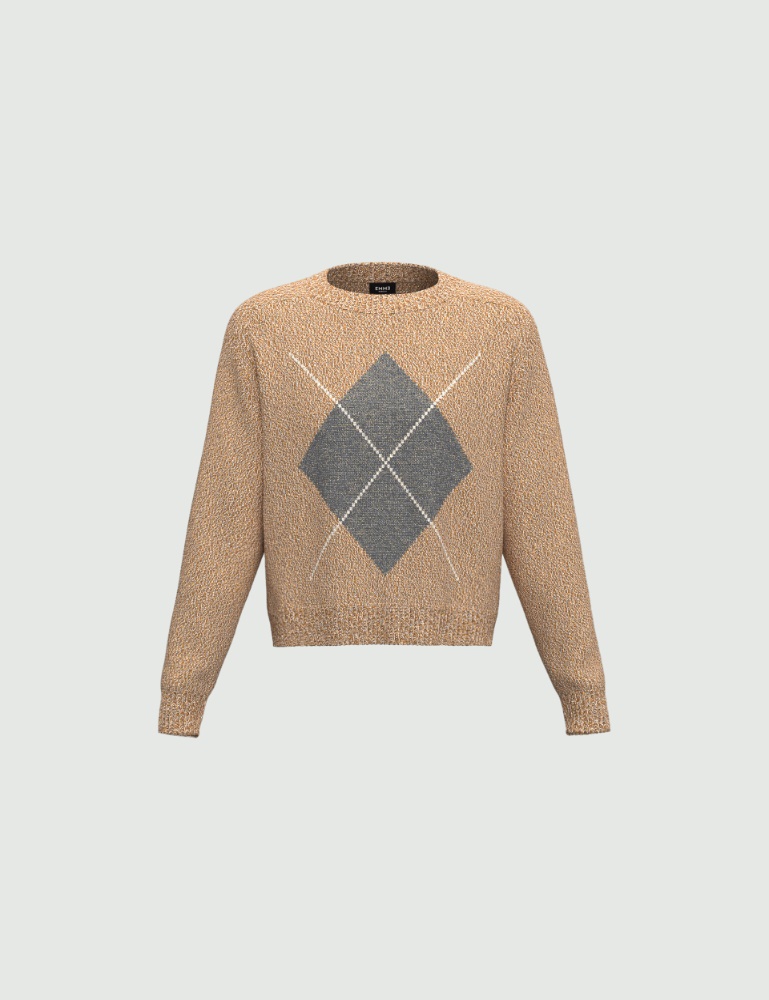 Lurex yarn-embellished boxy sweater - Emme - 5