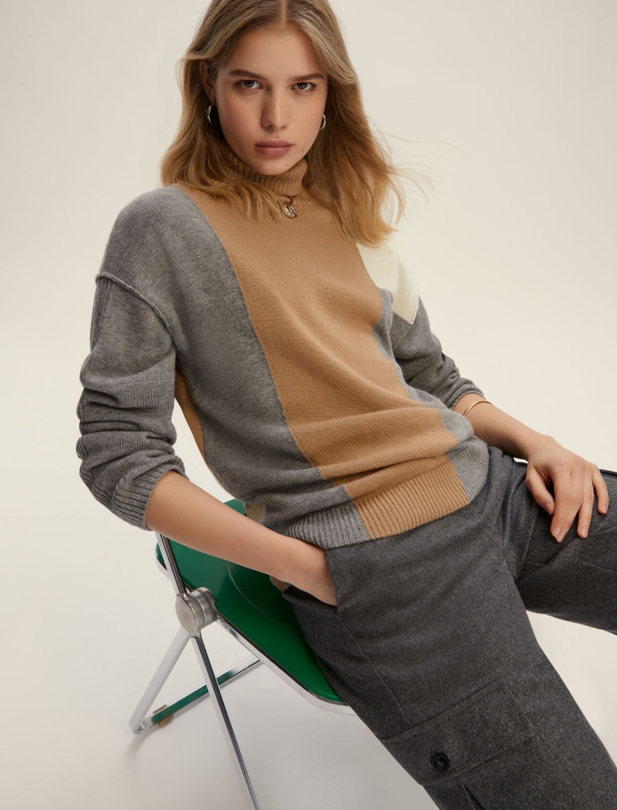 Maglia oversize - CAMMELLO - Emme - 3