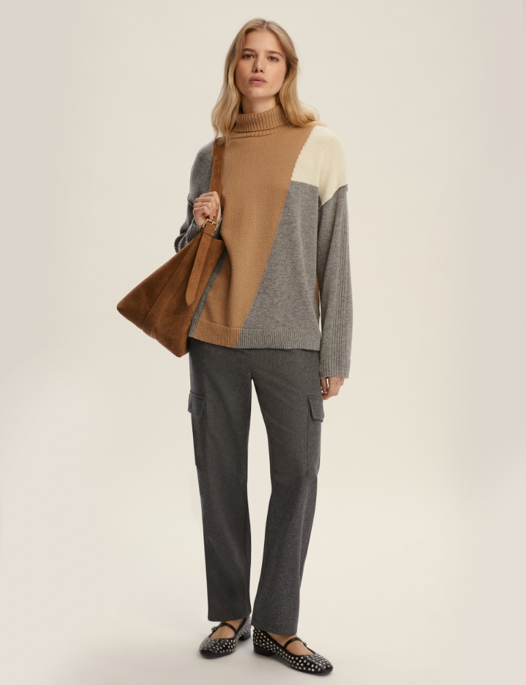 Maglia oversize - CAMMELLO